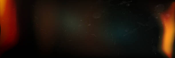 istock Old photo film texture with dust and flare light 1694008297