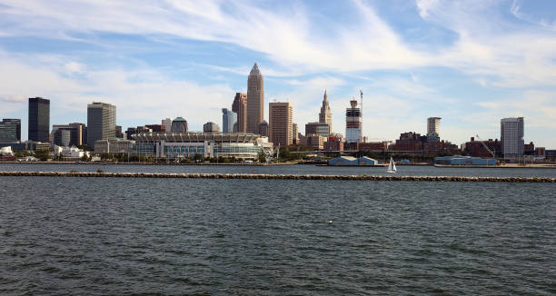 istock Cleveland skyline from Lake Erie 1694084072