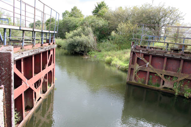 open river gate. River name is Minija.