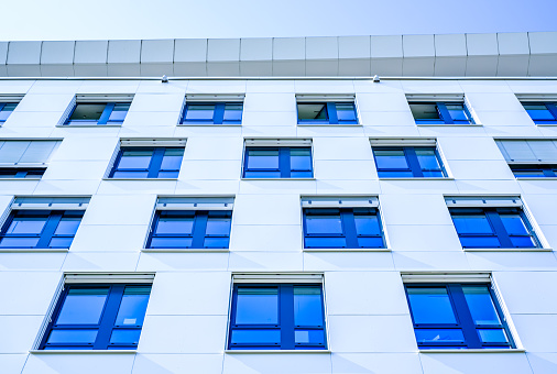 typical windows at an office building - photo