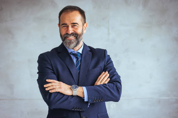 istock Mature businessman portrait. 1694142212