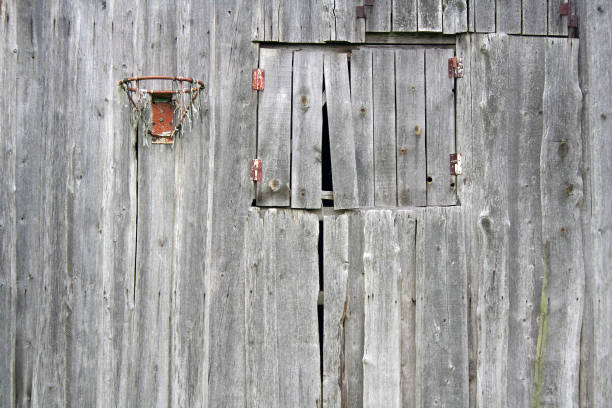Old Weathered Sliding Barn Door-Howard County, Indiana