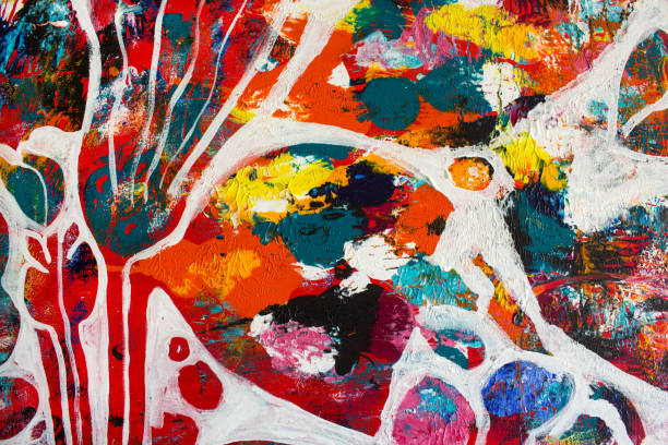 istock Detail of the Painting as a Background 1694186352