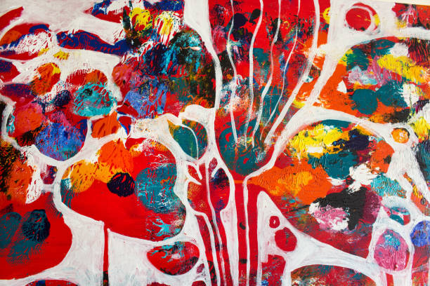 istock Detail of the Painting as a Background 1694186373