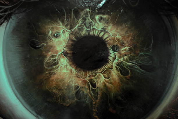 istock Painted human eye background stock photo 1694200546