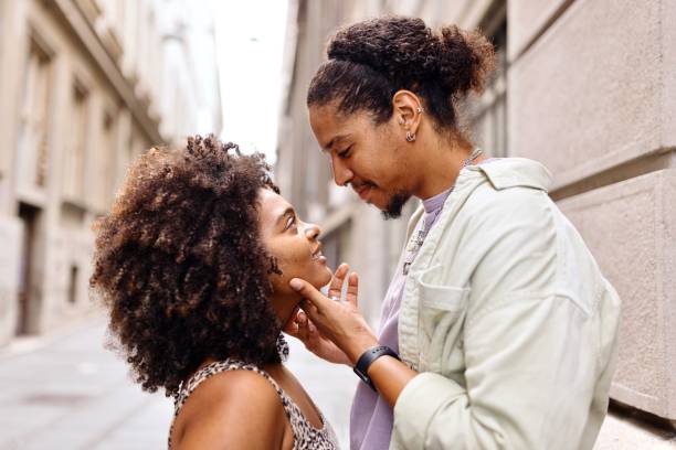 istock Man and woman in love 1694214397