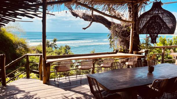 Restaurant at Impossible beach Uluwatu Bali