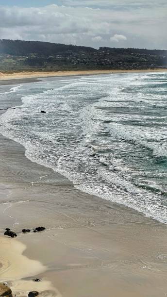 istock Waves on La Lanzada beach in the Pontevedra estuary. 1694241270