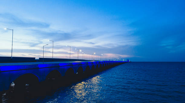 istock sunsine ocean beach holiday sky orange blue 1694263756