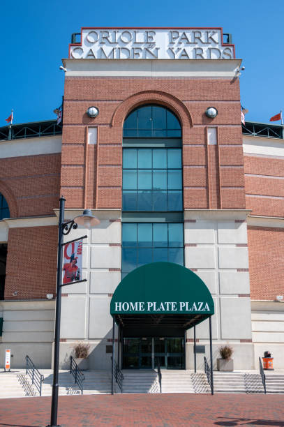 stade de camden yards - stadium baseball baseballs camden yards photos et images de collection