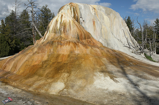 Mammoth Hot Springs minerals