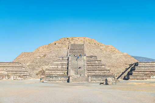 Pyramid of the Moon in Teotihuacan, Mexico.
