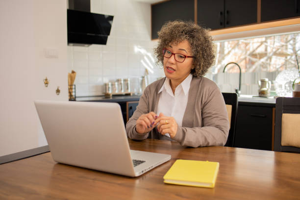 istock Woman working from home 1694498720