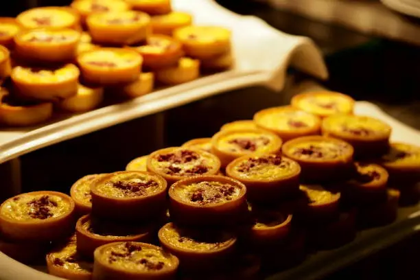 Photo of Kue Cubit is a popular snack in Jakarta, Indonesian version of Dutch poffertjes. Topped with chocolate sprinkles