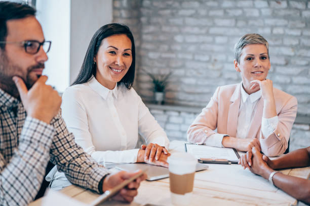 istock Business persons on meeting in the office. 1694566266