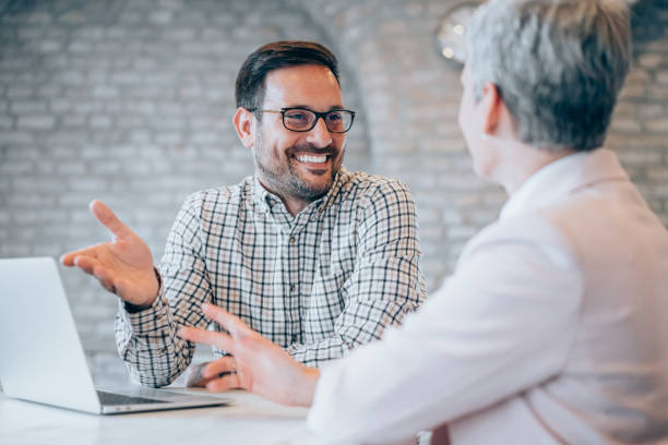 istock Business partners in meeting. 1694566661
