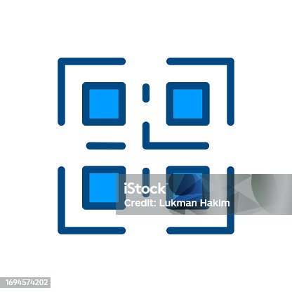 istock Qr Code Icon Illustrations Vector Graphics 1694574202