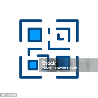 istock Qr Code Icon Illustrations Vector Graphics 1694574205