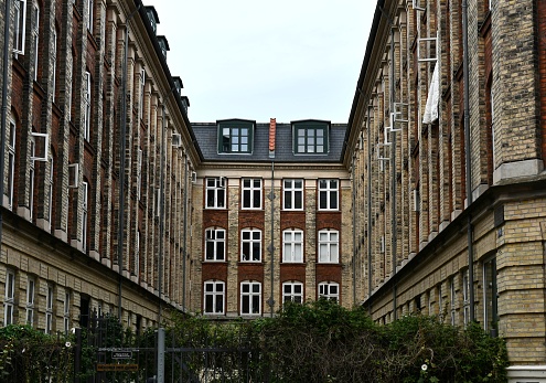 A quick shot of the architecture and buildings in the streets of Copenhagen in Denmark