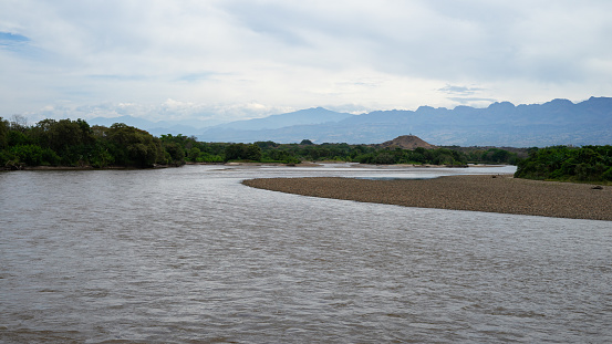 Magdalena river in Villaviela, Colombia