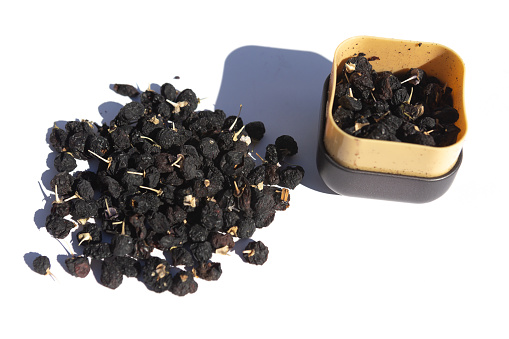 Dried black wolfberry