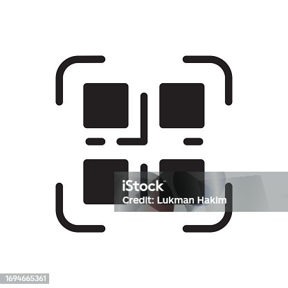 istock Qr Code Icon Illustrations Vector Graphics 1694665361