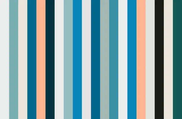 Vector illustration of Vector colors stripes seamless pattern wallpaper design background