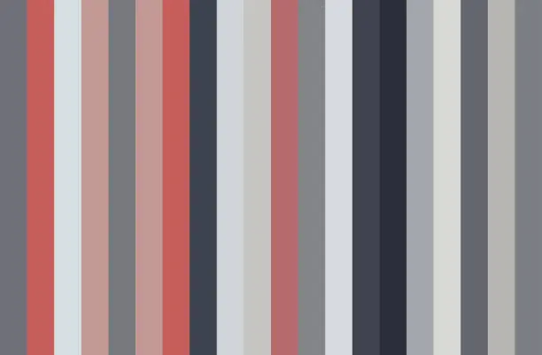Vector illustration of Vector colors stripes seamless pattern flat design background