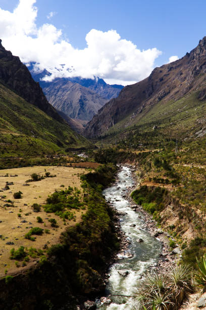 istock Urubamba River In Valley Along Machu Picchu Trail Peru 1694683458