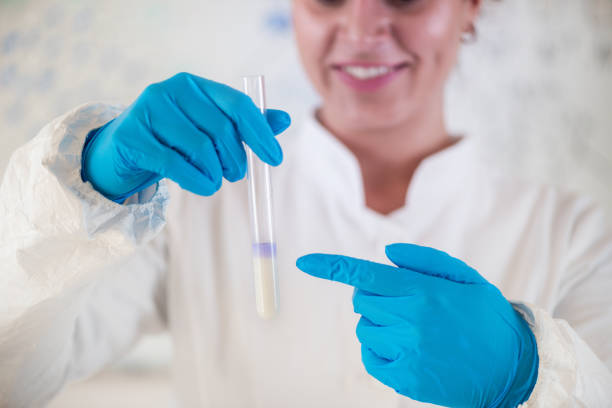 istock Testing and analysis of milk quality in a modern laboratory for dairy industry compliance and safety 1694814379