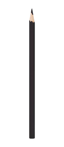 istock Black pencil isolated on white background 1694848974