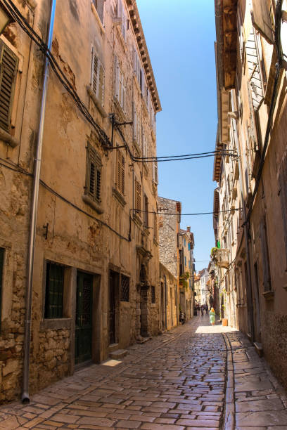 istock Back Street in Rovinj Old Town, Croatia 1694860171