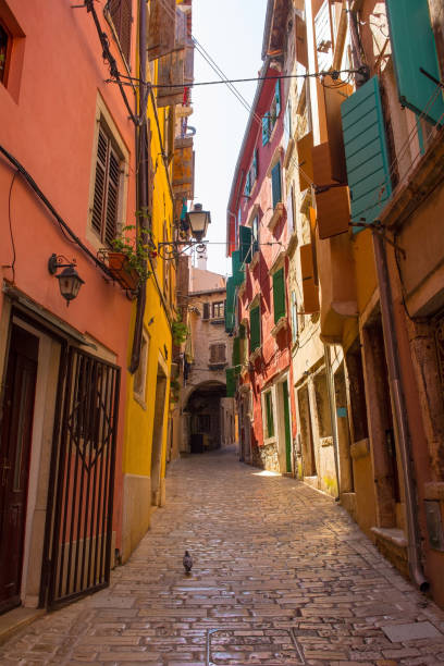 istock Back Street in Rovinj Old Town, Croatia 1694860180