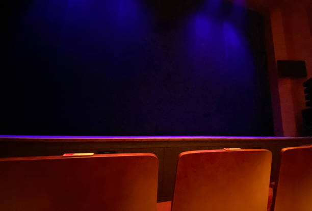istock performance theater, cinema auditorium, concert hall with spotlight 1694874615