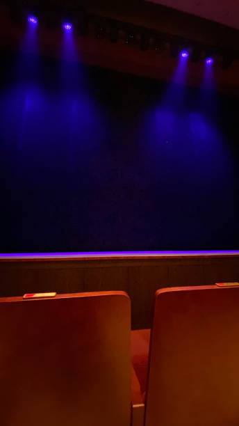 istock performance theater, cinema auditorium, concert hall with spotlight 1694874617
