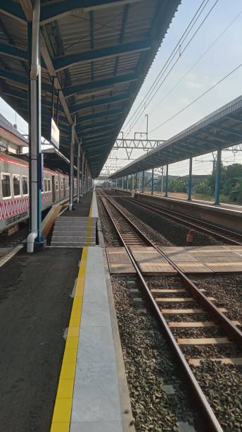 istock Straight Railroad Leading to Abore 1694934820