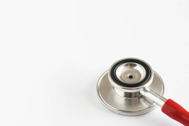 istock Medical stethoscope on a white background. 1694948826