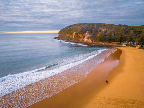istock Stratus cloud filled sunrise over the ocean 1694953909