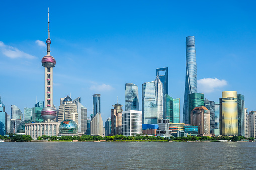 Shanghai, Urban Skyline, Architecture, Asia, Backgrounds