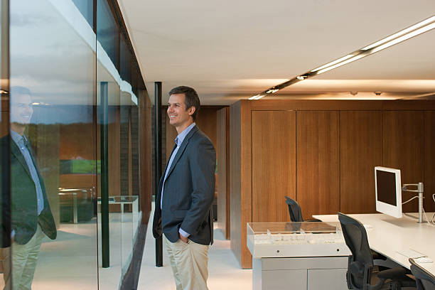 istock Businessman in office 169503007