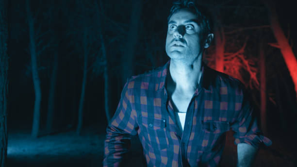 istock Serial Killer Man Get Arrested By Police In The Forest 1695045468