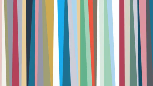 Vector illustration of Vector colors stripes seamless pattern flat design wallpaper background