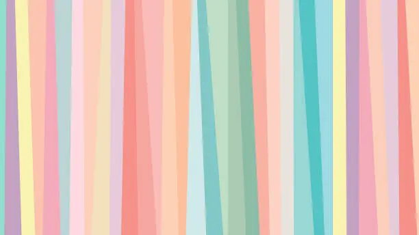 Vector illustration of Vector colors stripes seamless pattern flat design wallpaper background