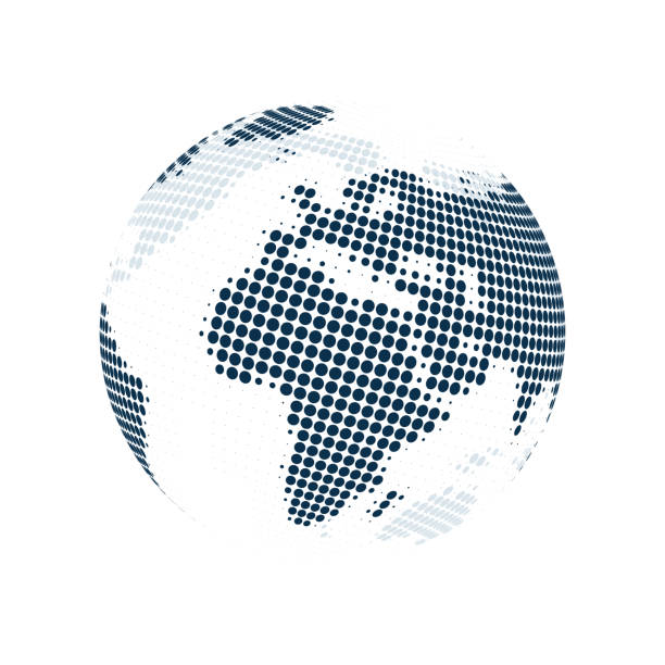 illustrations, cliparts, dessins animés et icônes de grand design de globe de terre tachetée transparent - globe terrestre