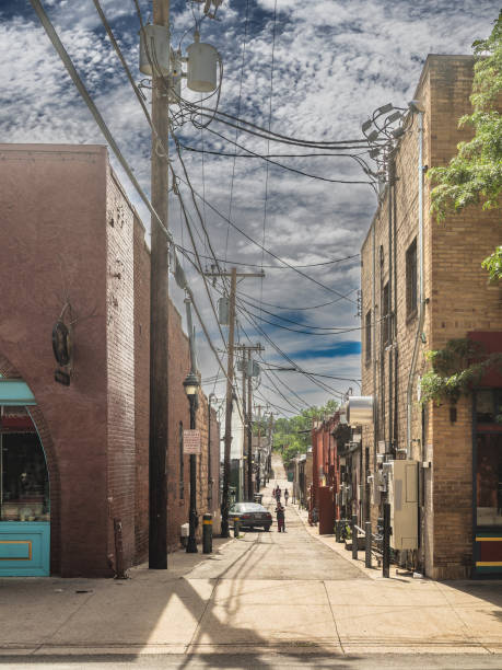 istock Small streets in Flagstaff, Arizona, USA 1695182032