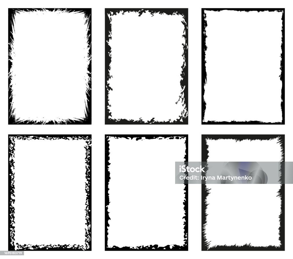 Collection Of Rectangular Frames Stock Illustration - Download Image ...