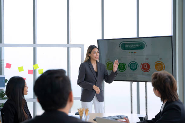 istock White collar workers are meeting at office. 1695188808