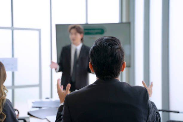 istock White collar workers are meeting at office. 1695196266