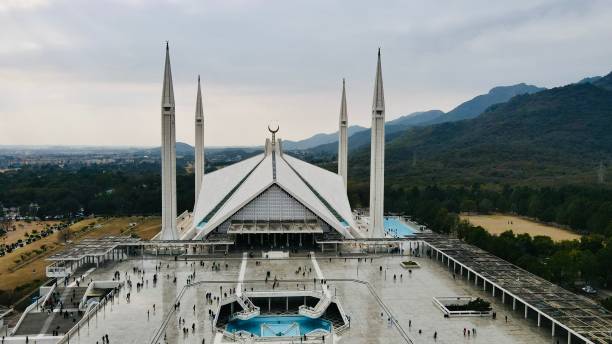 istock Faisal Masjid Aerial View 1695250701