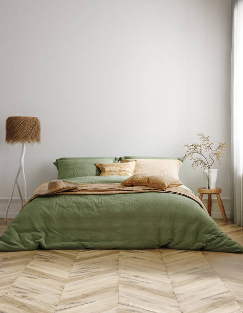 istock Home mockup, cozy bedroom interior background 1695289729